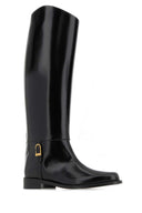 Saint Laurent Black Leather Julia Boots