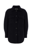 Aftercoat Midnight Blue Wool Blend Coat