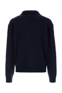 Vivienne Westwood Navy Blue Wool Blend Polo Shirt