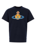 Vivienne Westwood Navy Blue Cotton T Shirt