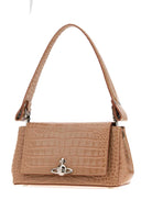 Vivienne Westwood Camel Leather Medium Hazel Shoulder Bag