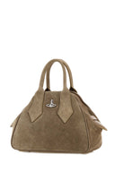 Vivienne Westwood Dove Grey Suede Small Yasmine Handbag