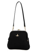 Vivienne Westwood Black Fabric Shoulder Bag