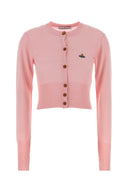 Vivienne Westwood Pink Wool Bea Cardigan