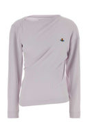 Vivienne Westwood Lilac Stretch Cotton Hebo T Shirt