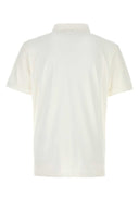 C.P. Company White Stretch Piquet Polo Shirt