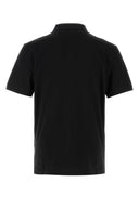 C.P. Company Black Stretch Piquet Polo Shirt