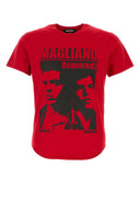 Dsquared Red Cotton Dsquared X Magliano T Shirt