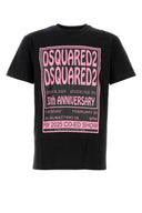 Dsquared T-skjorte i svart bomull