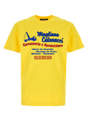 Dsquared Yellow Cotton Dsquared X Magliano T Shirt