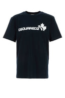Dsquared T-skjorte i svart bomull