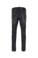 Dsquared svart Stretch Denim Skater Jeans