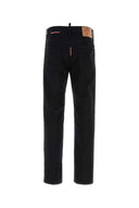 Dsquared Black Denim Dsquared X Magliano Protesta 642 jeans