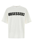 Dsquared T-skjorte i hvit bomull