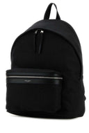 Saint Laurent Black Canvas City Backpack