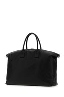 Saint Laurent Black Leather Travel Bag
