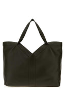 Saint Laurent Mud Leather Oversize Shopping Bag