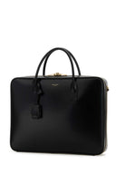 Saint Laurent Black Leather Large Sac De Jour Handbag