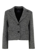 Ermanno Scervino Blazer i brodert ullblanding