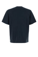 Maison Kitsune Navy Blue Cotton T Shirt