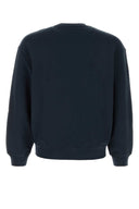Maison Kitsune Navy Blue Cotton Sweatshirt