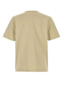 Maison Kitsune Khaki Cotton T Shirt
