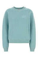 Kenzo Melange Light Blue Cotton Sweatshirt