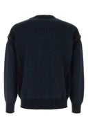 Kenzo Midnight Blue Cotton Blend Sweater