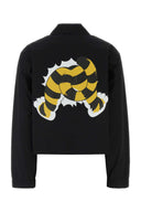 Kenzo Black Cotton Blend Jacket