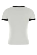 Kenzo White Stretch Cotton T Shirt