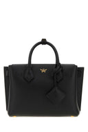 Mcm Black Leather Small Milla Handbag