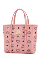 Mcm Printed Canvas Mini Tony Handbag