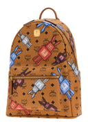 Mcm Printed Canvas Stark Backpack