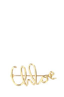 Chloe Gold Metal Chloã© Iconic Brooch