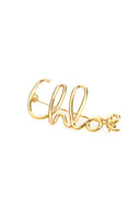 Chloe Gold Metal Chloã© Iconic Brooch
