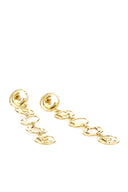 Chloe Gold Metal Chloã© Script Earrings