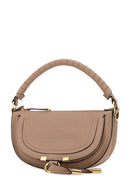 Chloe Antiqued Pink Leather Mini Marcie Shoulder Bag