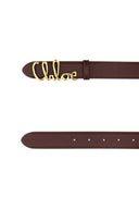 Chloe Brown Leather Belt