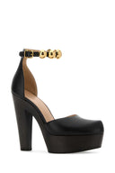 Chloe Black Leather Lola Pumps