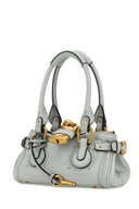 Chloe Pastel Light Blue Leather Small Paddington Handbag