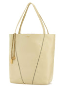 Bolso shopping Chloe Spin de cuero amarillo pastel