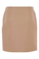 Chloe Powder Pink Satin Mini Skirt