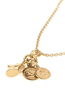 Chloe Gold Metal Chloã© Charms Necklace