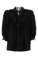 Chloe Black Silk Blouse