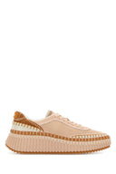 Chloe Pink Suede Nama Sneakers