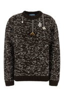 Prada Two Tone Wool Oversize genser