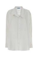 Prada White Poplin Oversize skjorte
