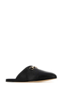Gucci svarte nappa skinntøfler