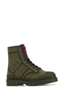 Gucci Army Green Gg Støvletter i stoff