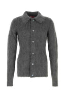 Gucci Grey Mohair Blend Cardigan